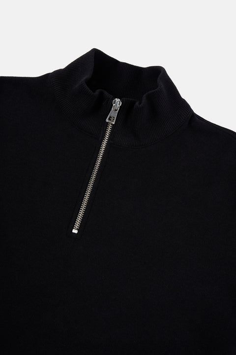 Pure Form Quarter-Zip Sweatshirt - Black