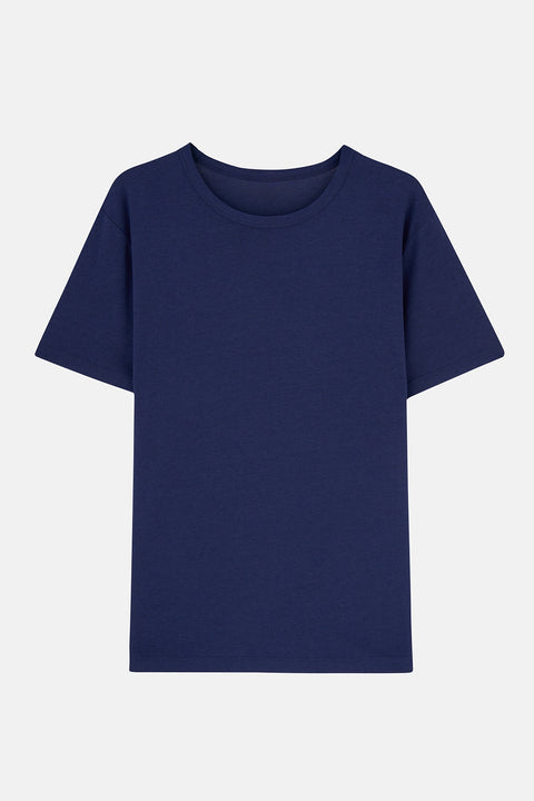 Pure Form Modal T-Shirt - Navy Blue