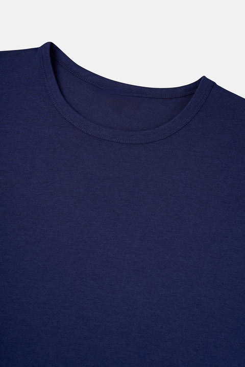 Pure Form Modal T-Shirt - Navy Blue
