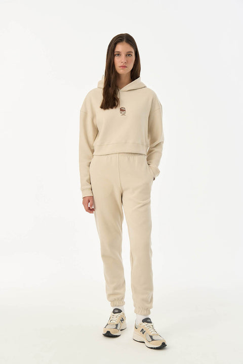 Pure Form Women's Sweatpants - Beige