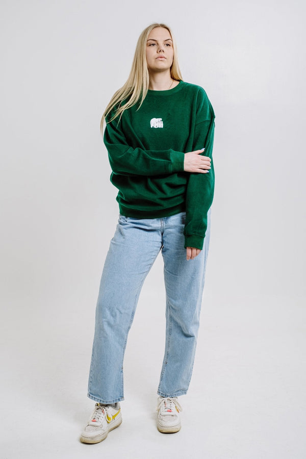 Polar Bears Sweatshirt - Dark Green