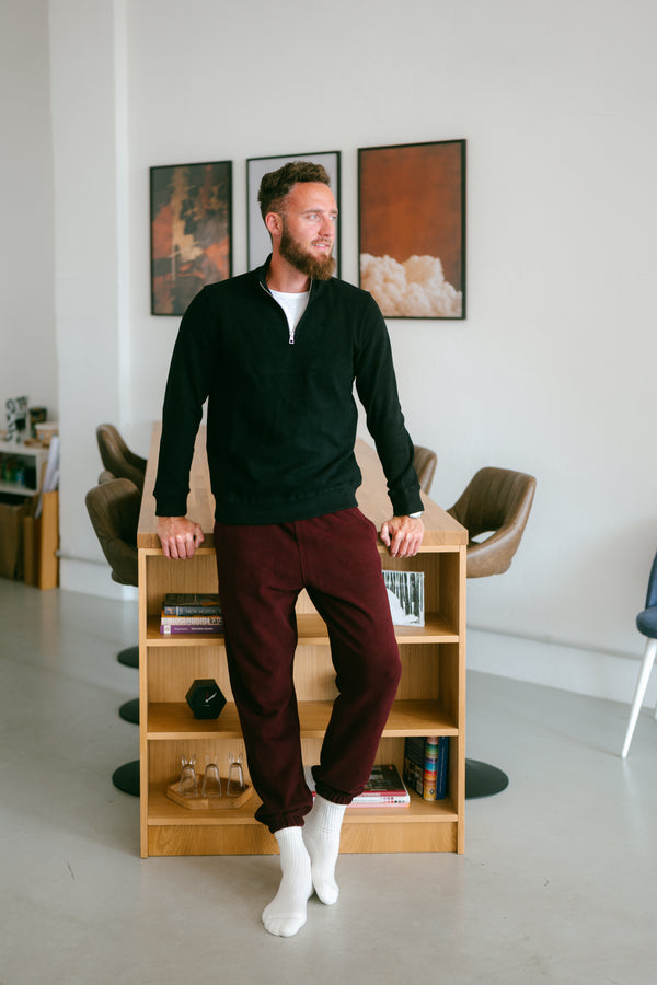 Pure Form Men's Sweatpants - Burgundy