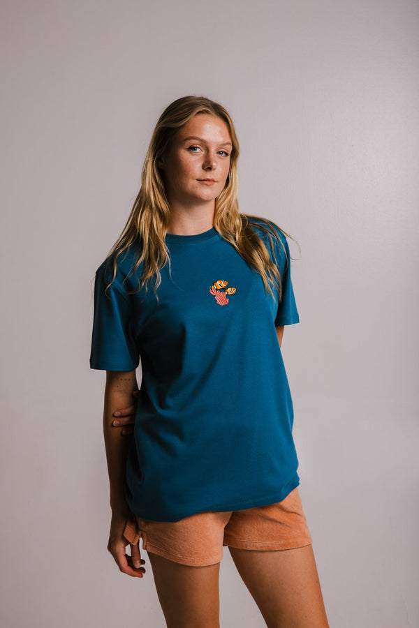 Clownfish Heavy T-shirt - Petrol Green