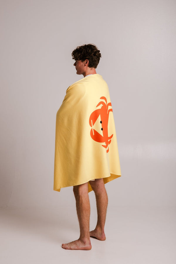 Crab Peshtemal - Yellow