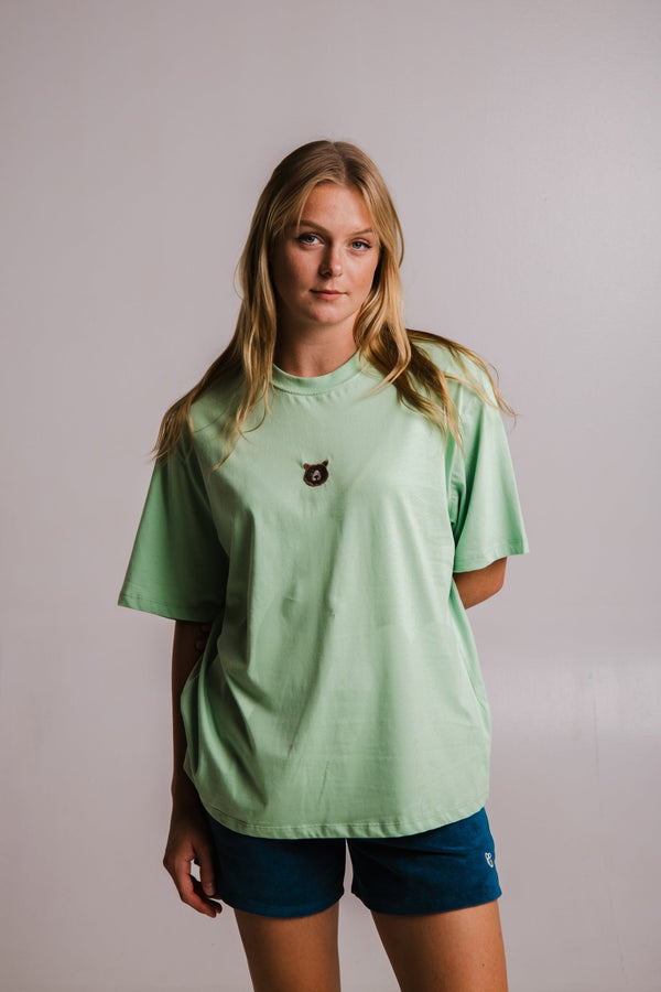 Grizzly Bear Oversize T-shirt - Light Green