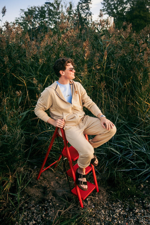 Lion Soft Fleece Men's Matching Set 2 - Light Brown