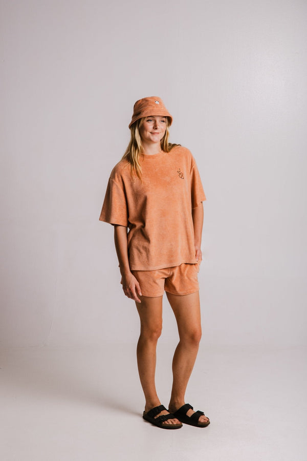 Terry Women Matching Set - Terracotta