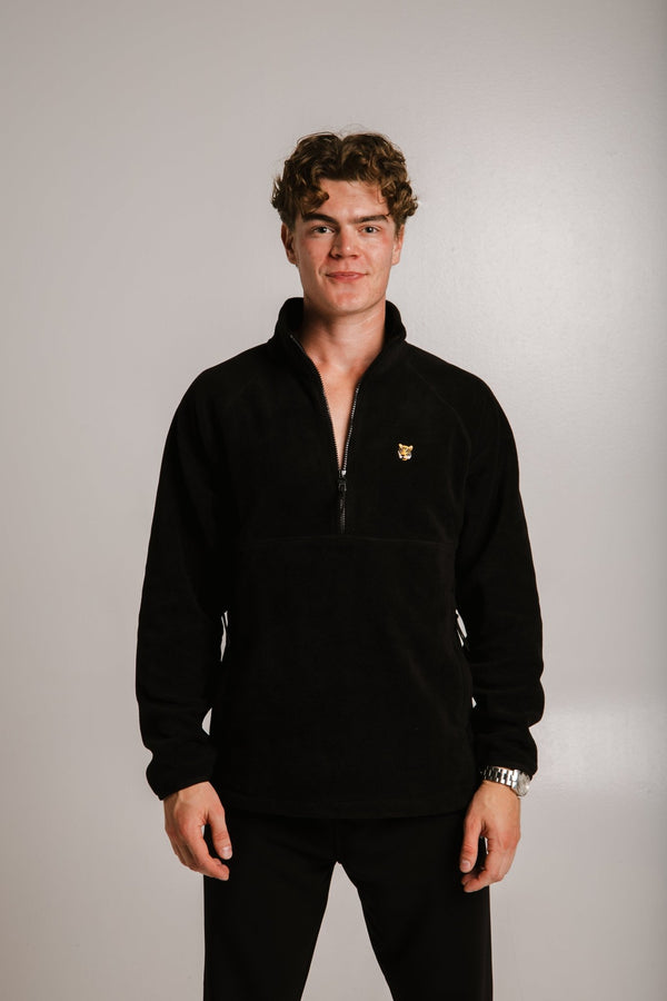 Tiger Half Zip Fleece - Black