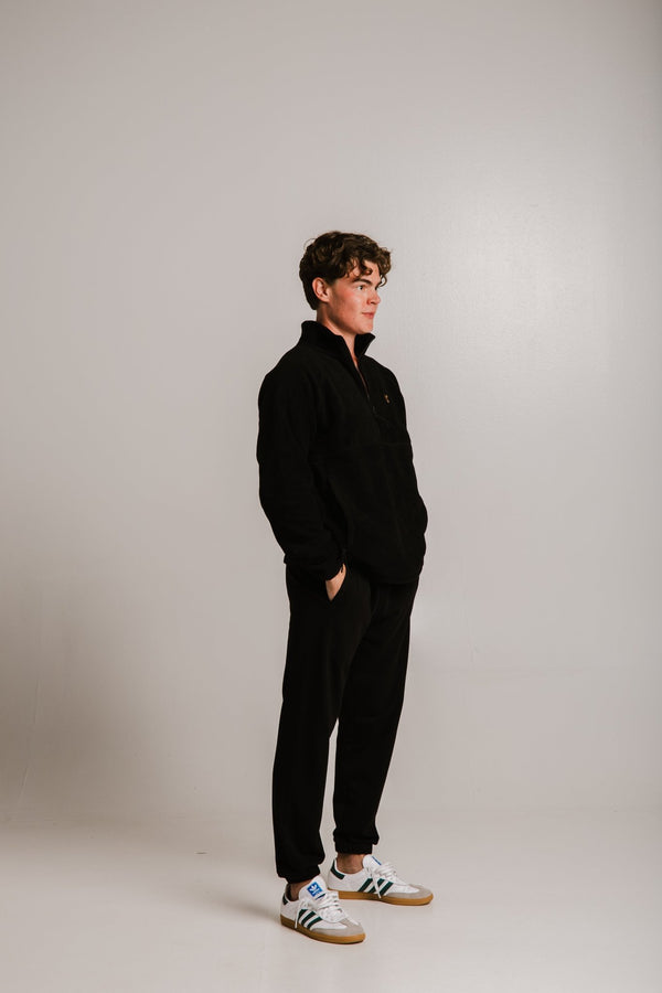 Tiger Half Zip Fleece - Black