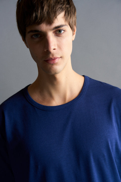 Pure Form Modal T-Shirt - Navy Blue