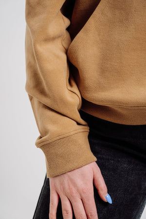 Sossu Brown Bear Pocket Hoodie - Beige
