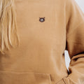 Sossu Brown Bear Pocket Hoodie - Beige