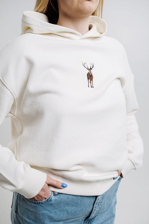 Sossu Deer Hoodie - Cream