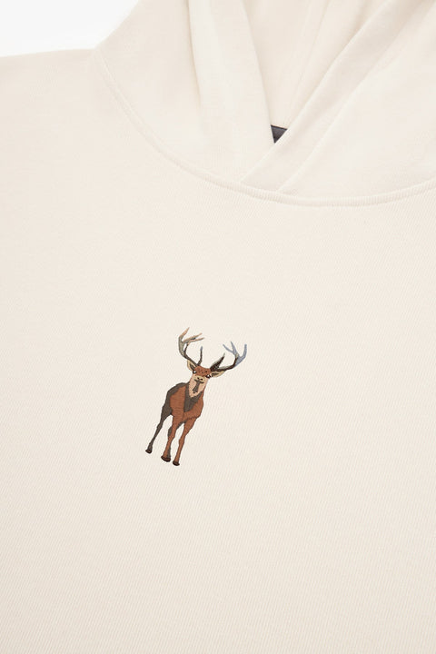 Sossu Deer Hoodie - Cream