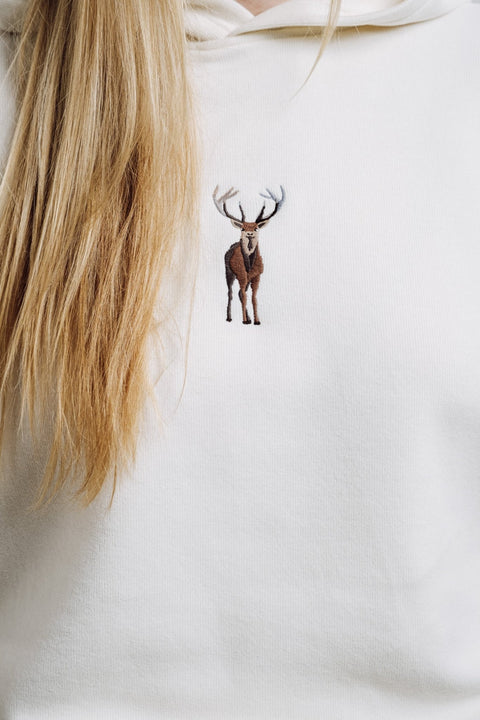 Sossu Deer Hoodie - Cream