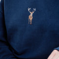 Sossu Deer Sweatshirt - Indigo Sinine