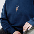 Sossu Deer Sweatshirt - Indigo Sinine