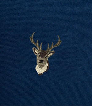 Sossu Deer Sweatshirt - Indigo Blue