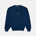 Sossu Deer Sweatshirt - Indigo Blue