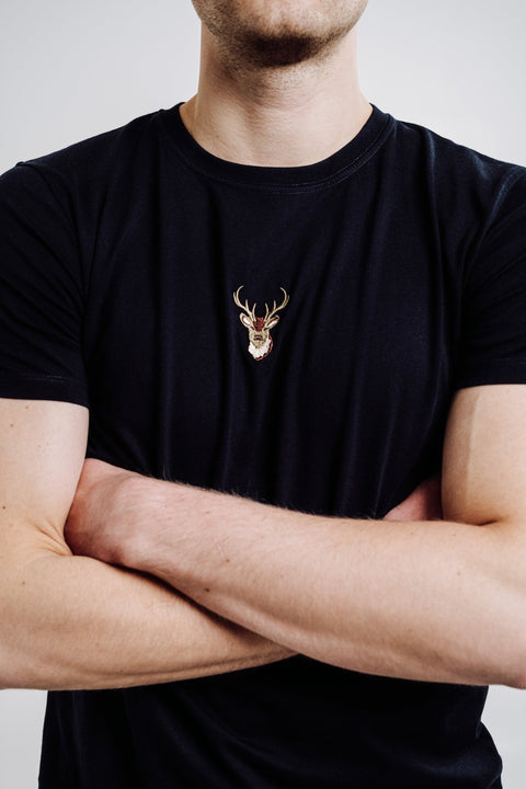 Sossu Deer T - shirt - Dark Blue