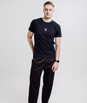 Sossu Deer T - shirt - Dark Blue