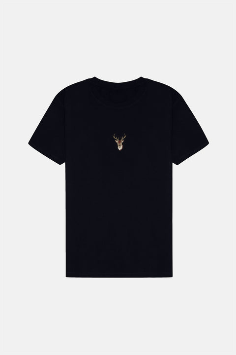 Sossu Deer T - shirt - Dark Blue