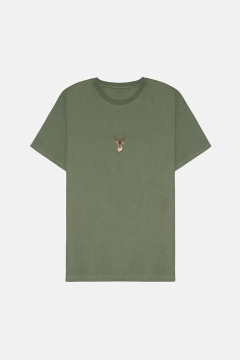 Sossu Deer T - shirt - Khaki