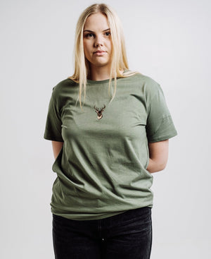 Sossu Deer T - shirt - Khaki