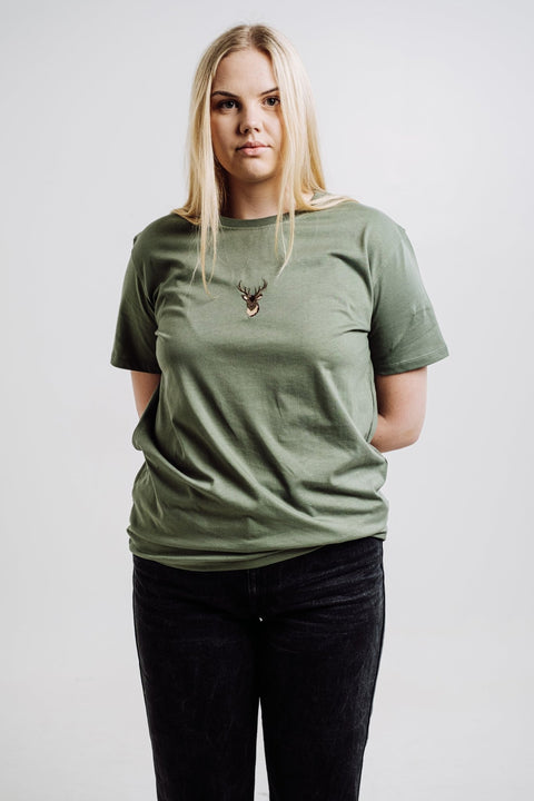 Sossu Deer T - shirt - Khaki