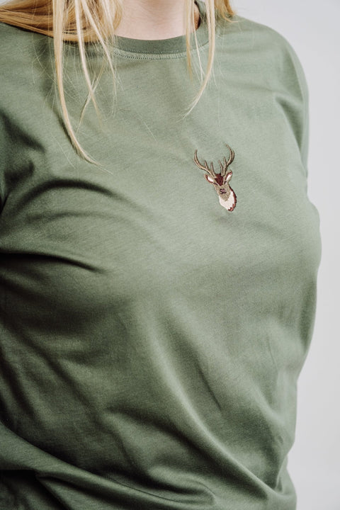 Sossu Deer T - shirt - Khaki