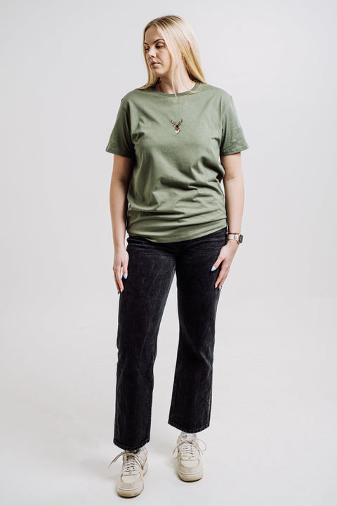 Sossu Deer T - shirt - Khaki