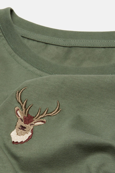 Sossu Deer T - shirt - Khaki