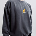 Sossu Lion Sweatshirt - Anthracite