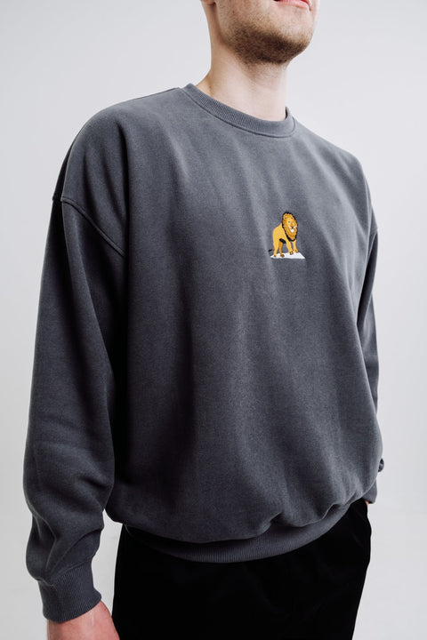 Sossu Lion Sweatshirt - Anthracite