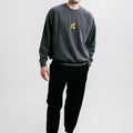 Sossu Lion Sweatshirt - Anthracite