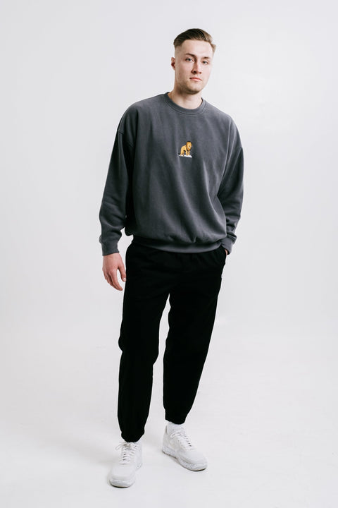 Sossu Lion Sweatshirt - Anthracite