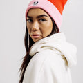 Sossu Panda Beanie - Pink/Red