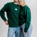 Sossu Polar Bears Sweatshirt - Dark Green