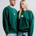 Sossu Polar Bears Sweatshirt - Dark Green