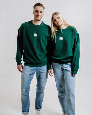 Sossu Polar Bears Sweatshirt - Dark Green