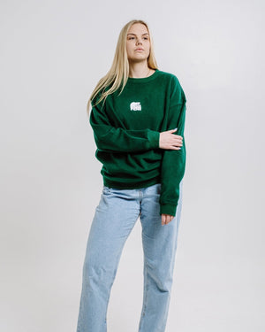 Sossu Polar Bears Sweatshirt - Dark Green