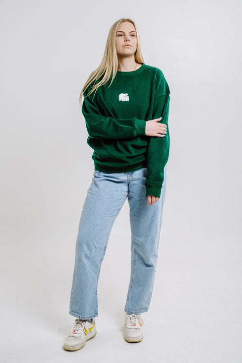 Sossu Polar Bears Sweatshirt - Dark Green