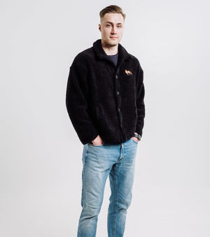 Sossu Red Fox Sherpa Jacket - Black
