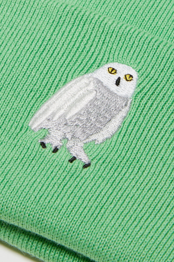 Snow Owl Beanie - Green