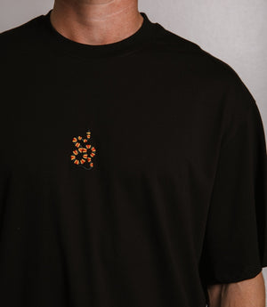 Sossu Coral Snake Oversized T-shirt - Black