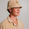Sossu Coral Snake Terry Bucket Hat - Brown