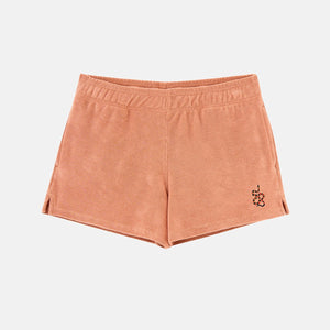 Sossu Coral Snake Terry Women Short - Brown