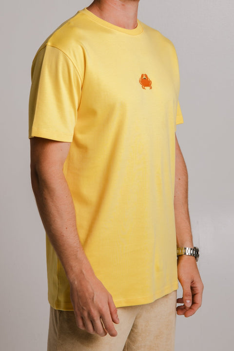 Sossu Crab Heavy T-shirt - Yellow