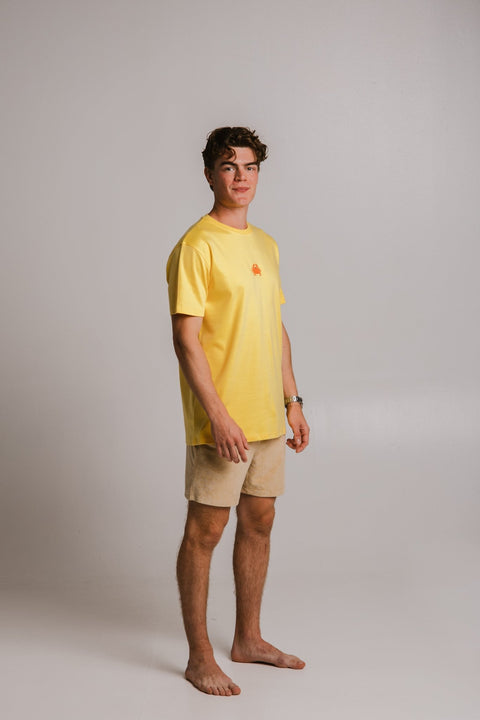 Sossu Crab Heavy T-shirt - Yellow