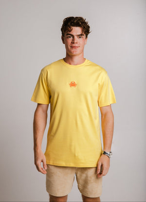 Sossu Crab Heavy T-shirt - Yellow